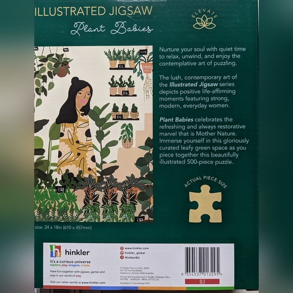 New Illustrated Jigsaw Puzzle - Plant Babies, T3MIS - Picture 2 of 2